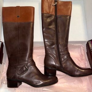 Bandolino Leather Knee-High Boots